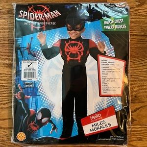 Marvel spider-man Miles Morales Costume. Size 2T-3T